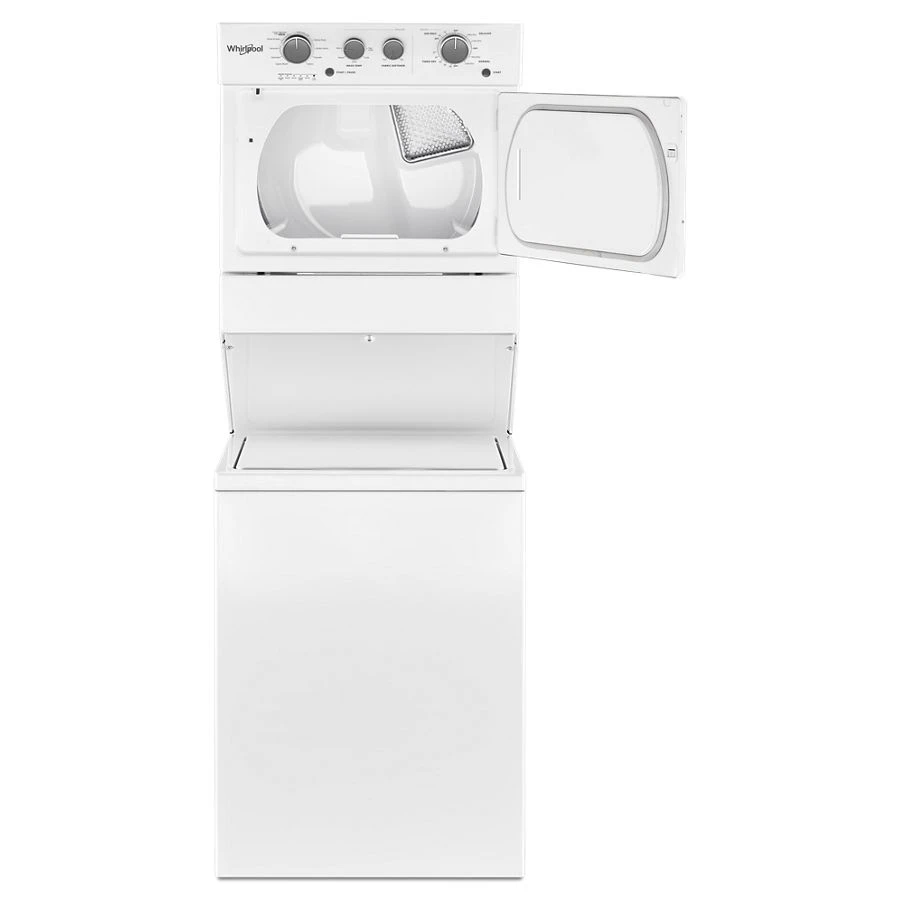 3.5 cu.ft Gas Stacked Laundry Center 9 Wash cycles and AutoDry™ WGT4027HW
