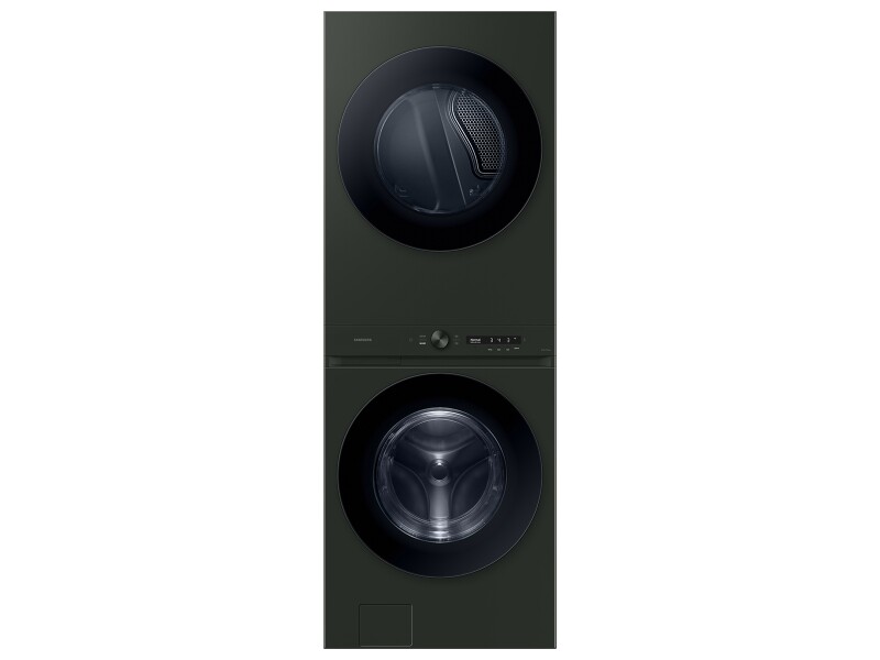 Samsung Bespoke 5.3 cu. ft. AI Laundry Hub™ Ultra Capacity Single Unit Washer with AI OptiWash™ and 7.6 cu. ft. Electric Dryer in Satin Green Satin Green WH53DBH700EFA3 Picture 1