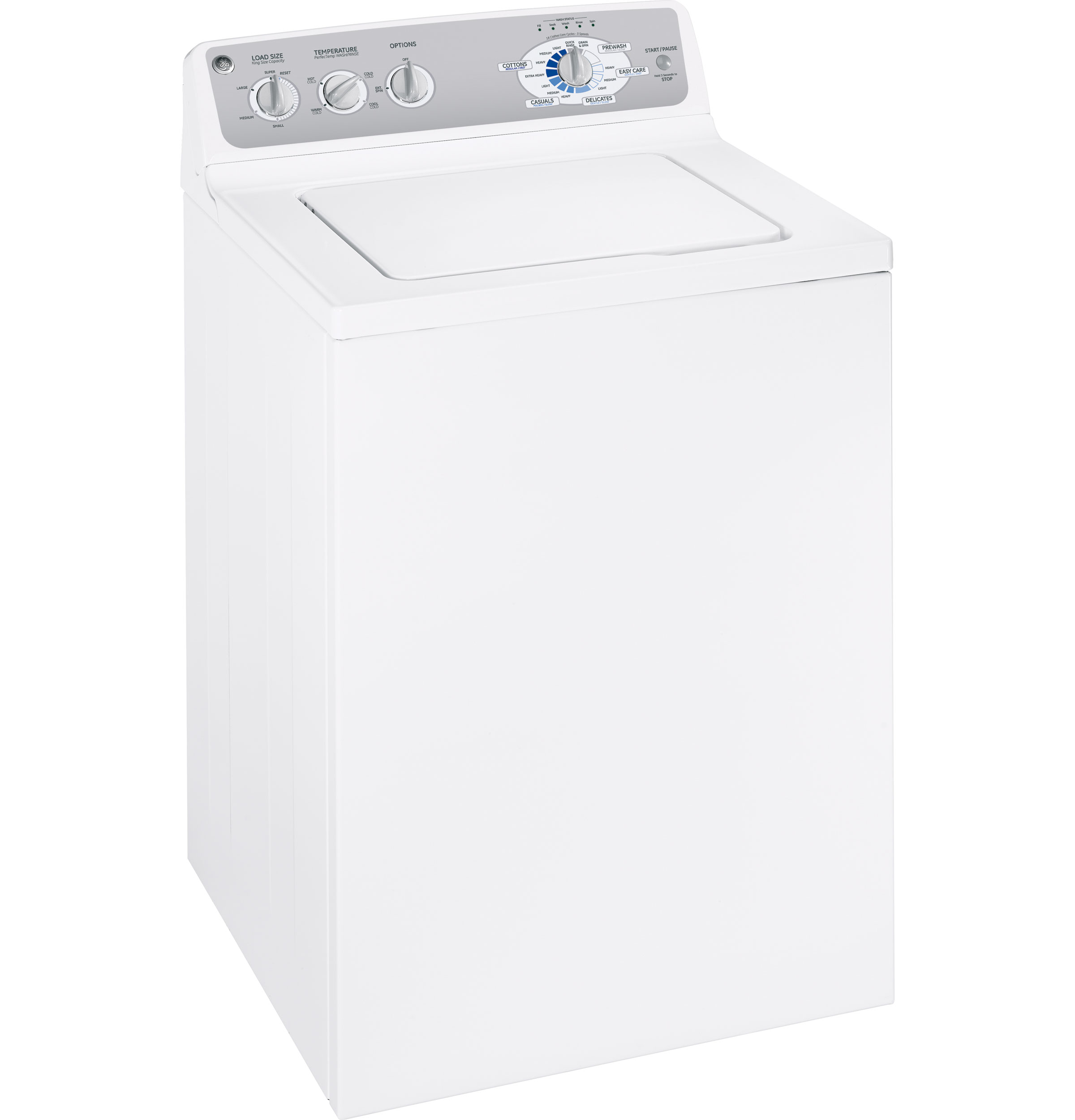 3.5 Cu. Ft. King-size Capacity Washer with Stainless Steel Basket WJRE5500GWW