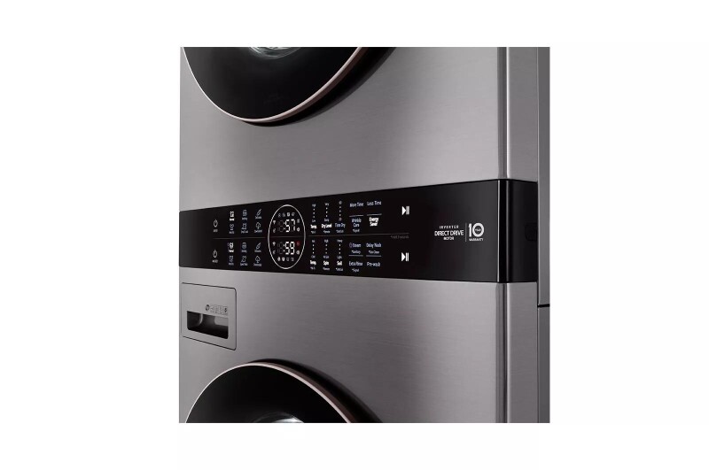Single Unit Front Load LG WashTower™ with Center Control™ 4.5 cu. ft. Washer and 7.4 cu. ft. Electric Dryer WKE100HVA