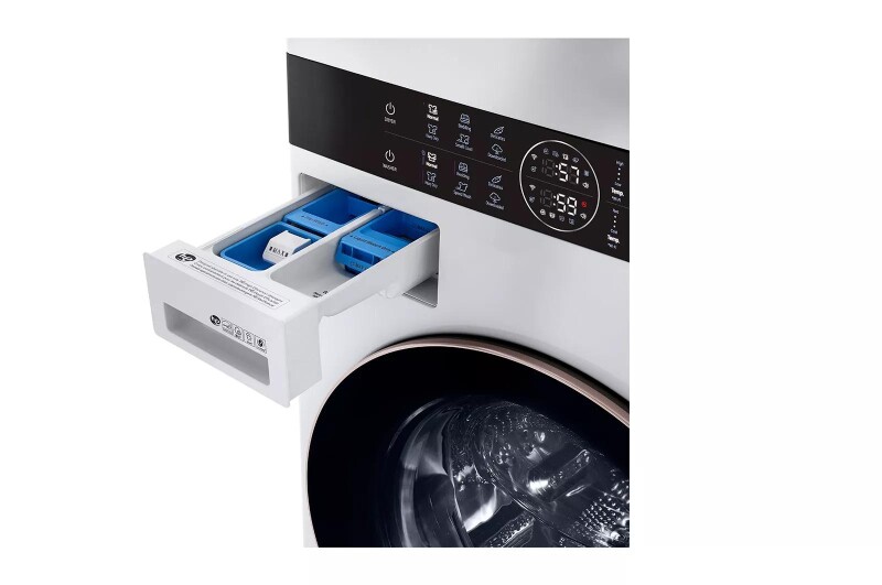 Single Unit Front Load LG WashTower™ with Center Control™ 4.5 cu. ft. Washer and 7.4 cu. ft. Electric Dryer WKE100HWA