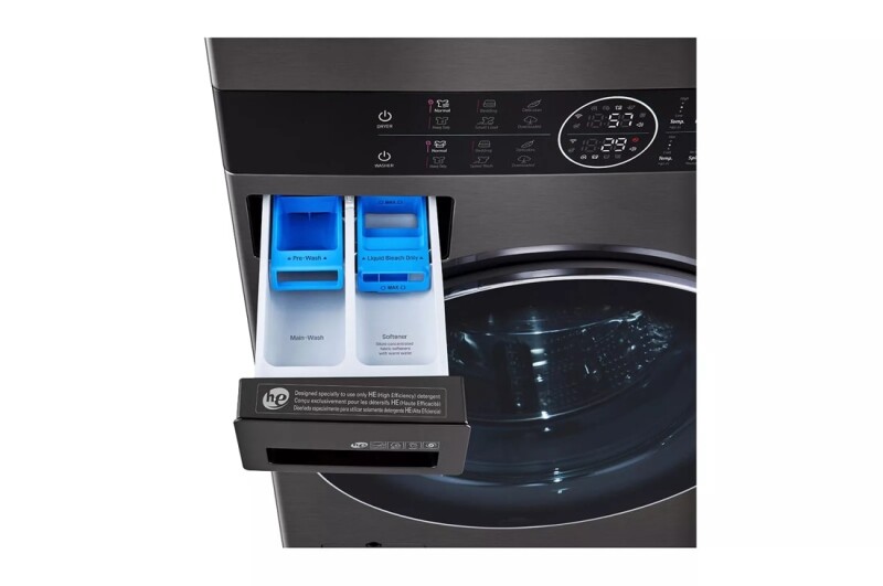 Single Unit Front Load LG WashTower™ with Center Control™ 4.5 cu. ft. Washer and 7.4 cu. ft. Electric Dryer WKEX200HBA
