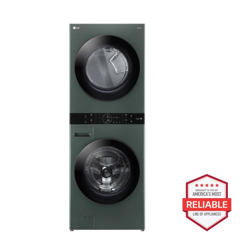 Single Unit Front Load LG WashTower™ with Center Control™ 4.5 cu. ft. Washer and 7.4 cu. ft. Electric Dryer WKEX200HGA