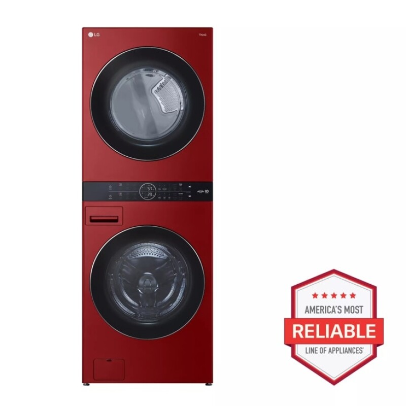 Single Unit Front Load LG WashTower™ with Center Control™ 4.5 cu. ft. Washer and 7.4 cu. ft. Electric Dryer. WKEX200HRA