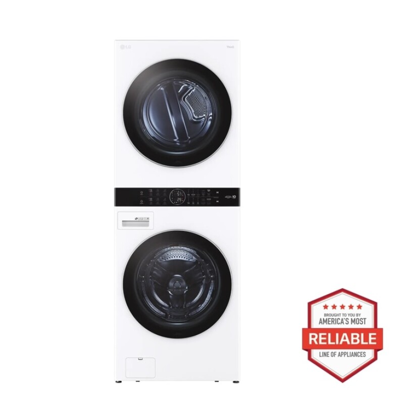Single Unit Front Load LG WashTower™ with Center Control™ 4.5 cu. ft. Washer and 7.4 cu. ft. Electric Dryer WKEX200HBA