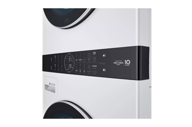 LG WashTower™ with Center Control™ 4.5 cu. ft. Washer and 7.4 cu. ft. Electric Dryer WKEX200HWA