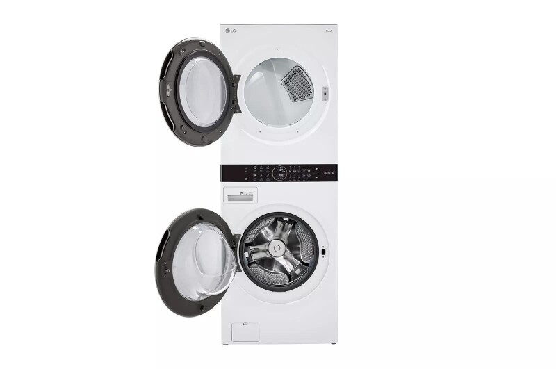 Single Unit Front Load LG WashTower™ with Center Control™ 4.5 cu. ft. Washer and 7.4 cu. ft. Gas Dryer WKG101HWA