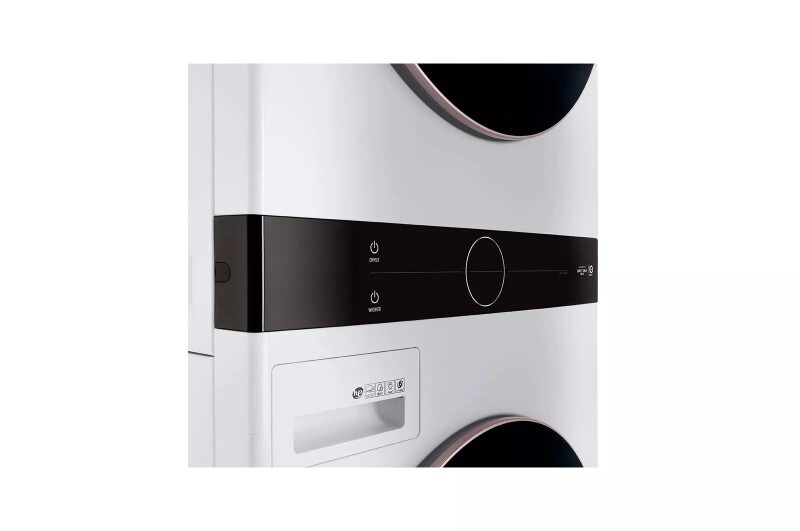 Single Unit Front Load LG WashTower™ with Center Control™ 4.5 cu. ft. Washer and 7.4 cu. ft. Gas Dryer WKG101HWA