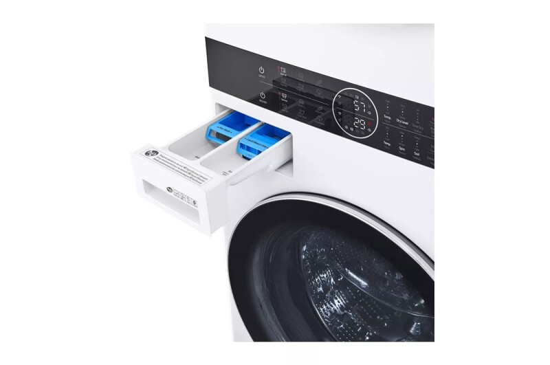 Single Unit Front Load LG WashTower™ with Center Control™ 4.5 cu. ft. Washer and 7.4 cu. ft. Gas Dryer WKGX201HWA