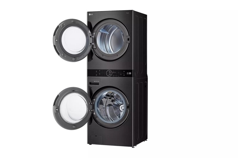 LG WashTower™ Single Unit Front Load 4.5 cu. ft. Washer and 7.2 cu. ft. Heat Pump Ventless Dryer WKHC202HBA