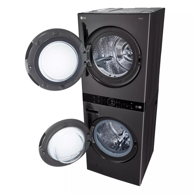 Single Unit Washtower™ With Center Control™ 5.0 Cu. Ft. Front Load Washer And 7.8 Cu. Ft. Electric Ventless Heat Pump Dryer WKHC252HBA