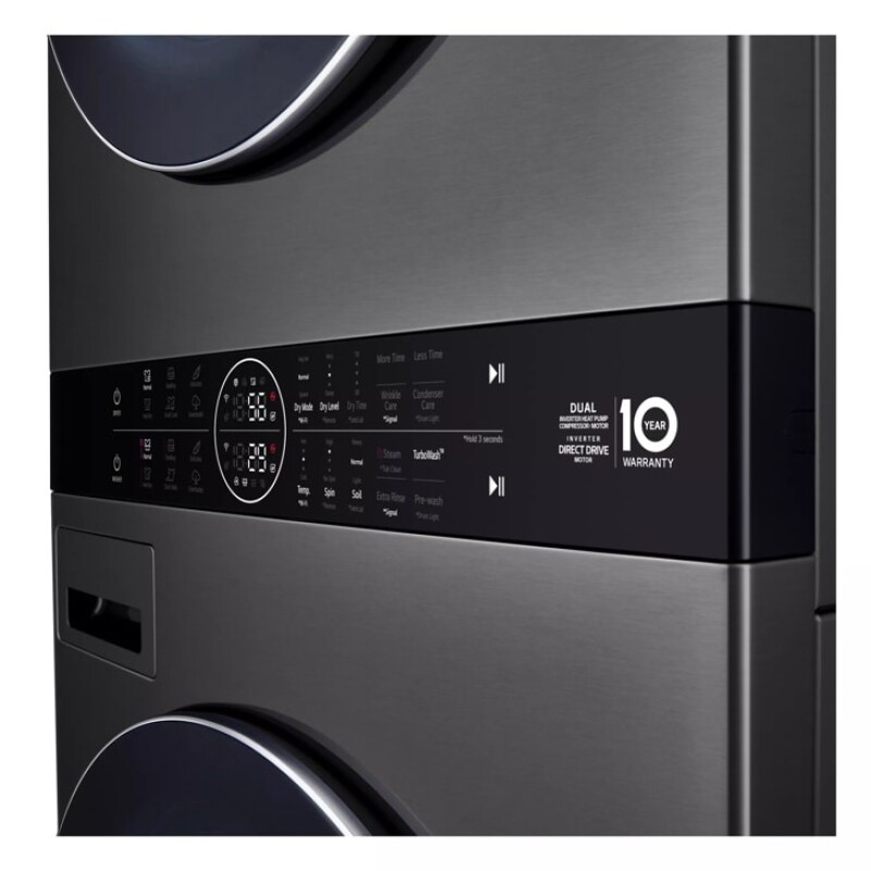 Single Unit Washtower™ With Center Control™ 5.0 Cu. Ft. Front Load Washer And 7.8 Cu. Ft. Electric Ventless Heat Pump Dryer WKHC252HBA