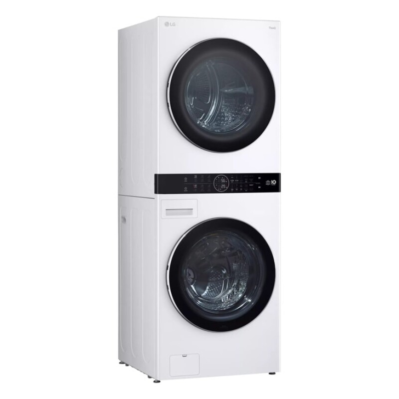 Single Unit LG WashTower™ with Center Control™ 5.0 cu. ft. Front Load Washer and 7.8 cu. ft. Electric Ventless Heat Pump Dryer WKHC252HWA