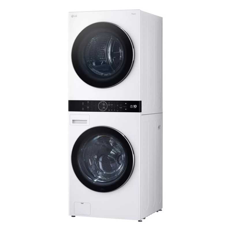 Single Unit LG WashTower™ with Center Control™ 5.0 cu. ft. Front Load Washer and 7.8 cu. ft. Electric Ventless Heat Pump Dryer WKHC252HWA