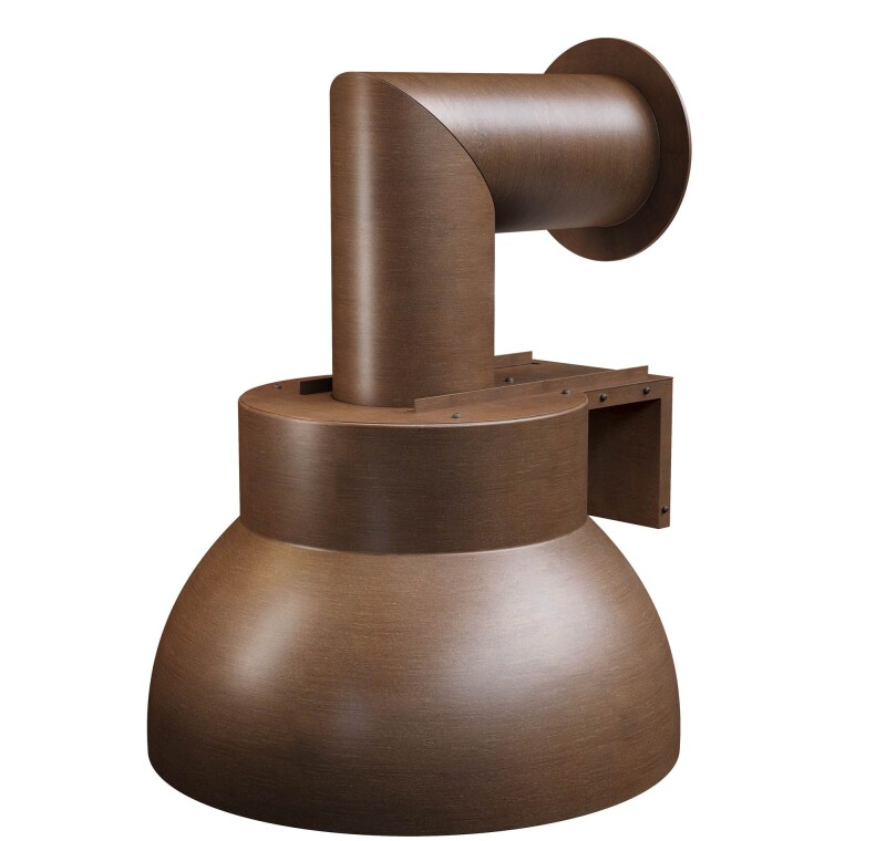 20″ Campana Copper Wall Range Hood WL20CAMPANACPR