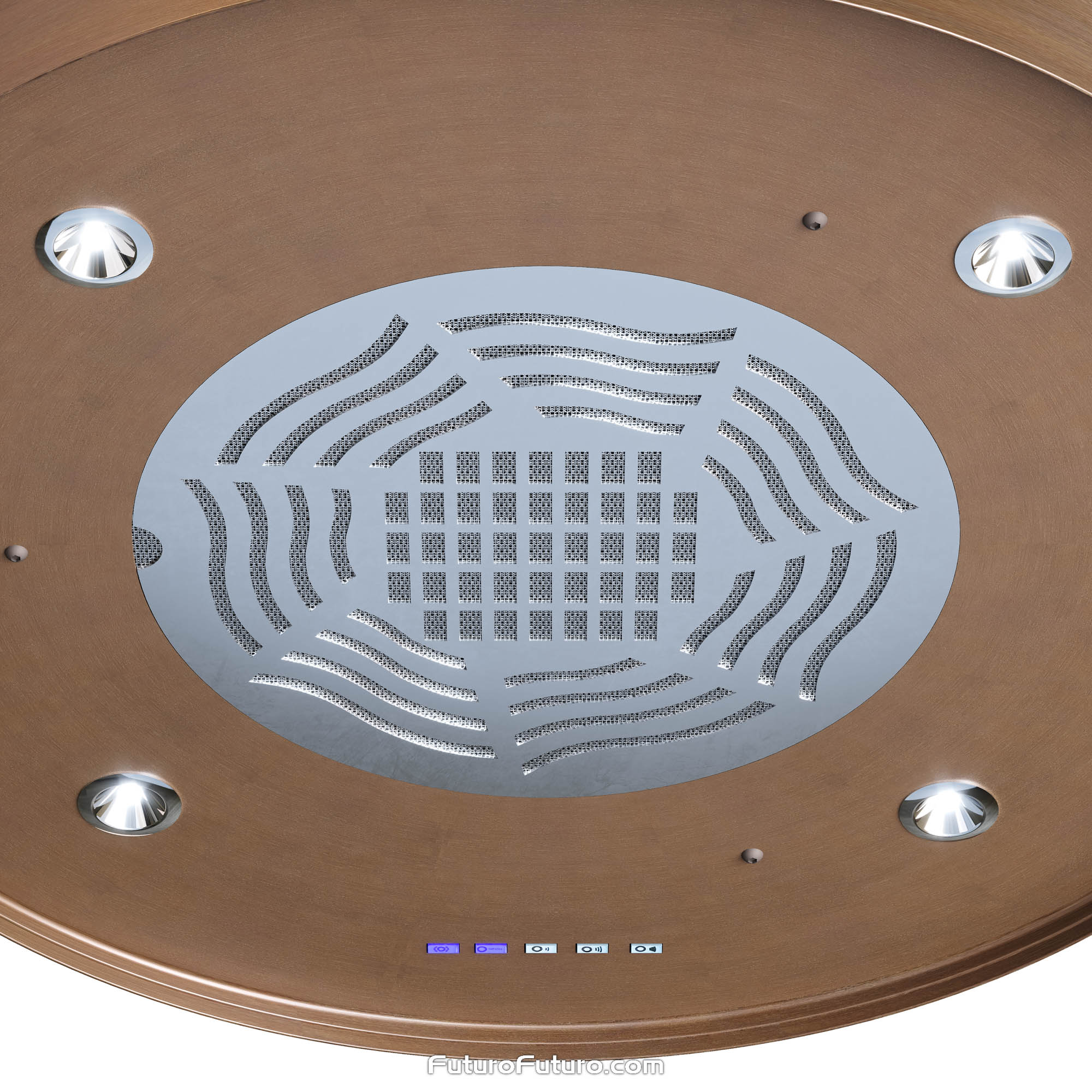 20″ Campana Copper Wall Range Hood WL20CAMPANACPR