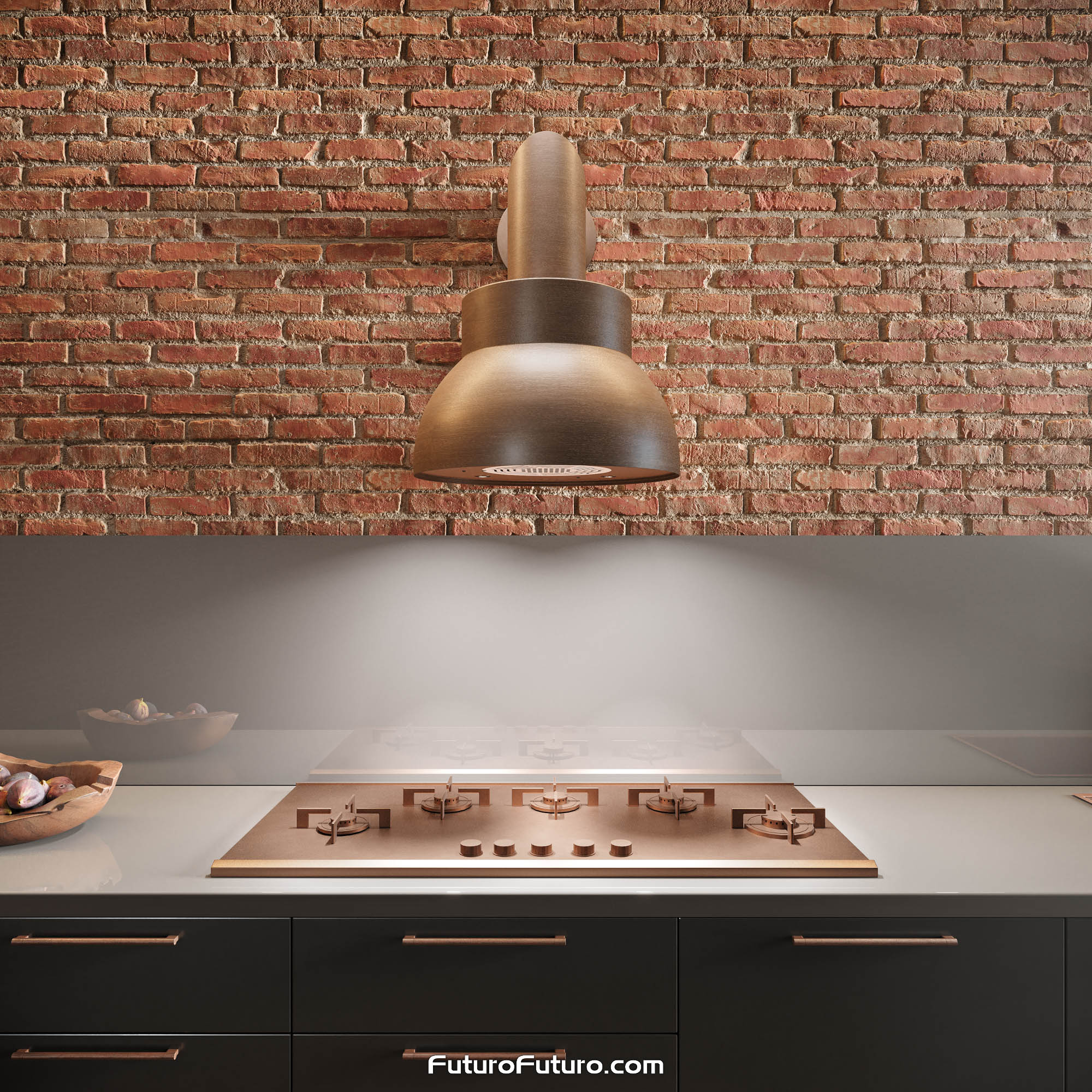 20″ Campana Copper Wall Range Hood WL20CAMPANACPR