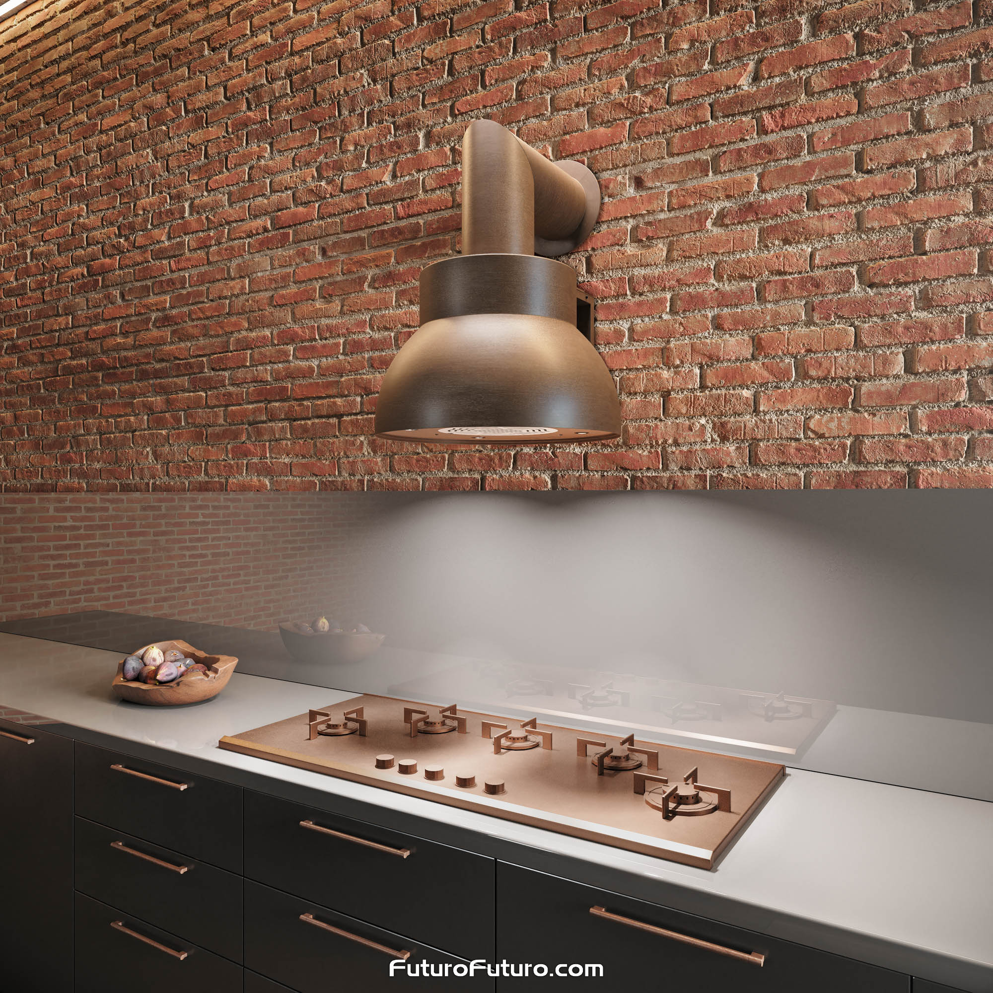 20″ Campana Copper Wall Range Hood WL20CAMPANACPR