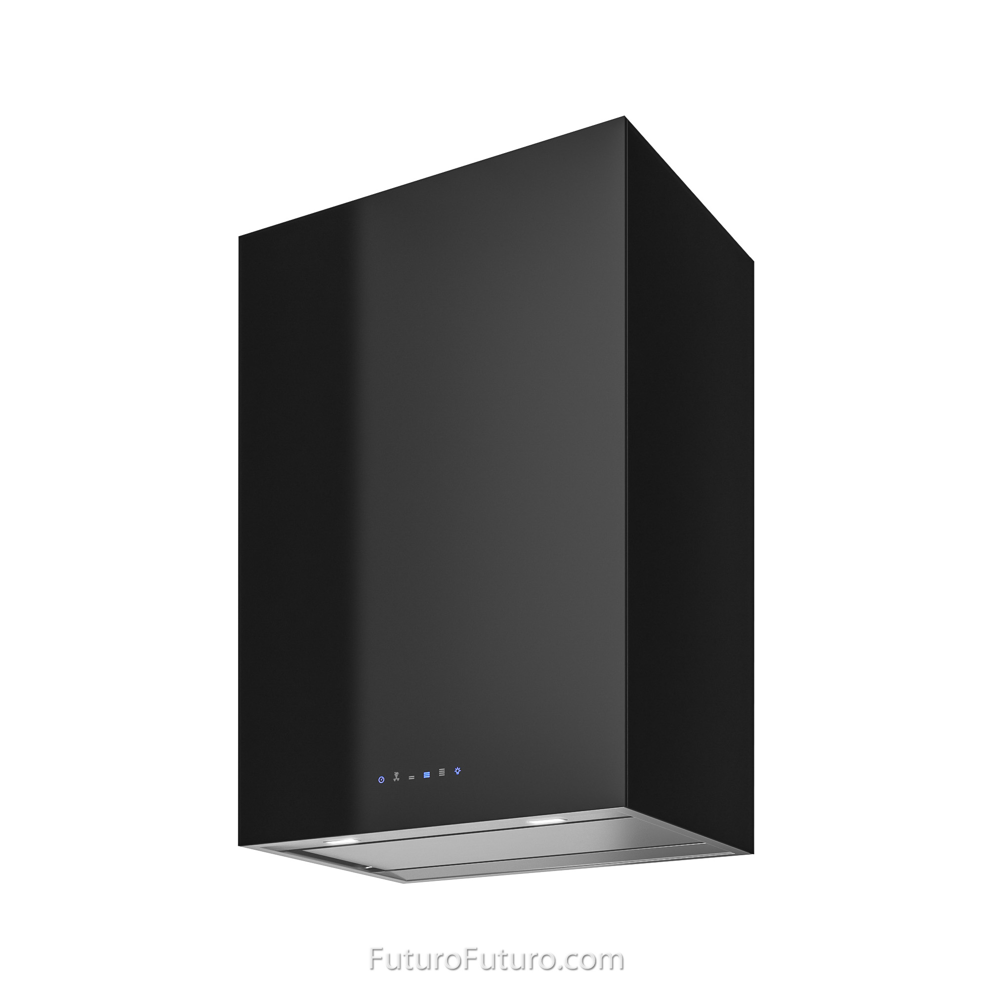 24″ Lombardy Black Wall Range Hood WL24LOMBARDYBLK