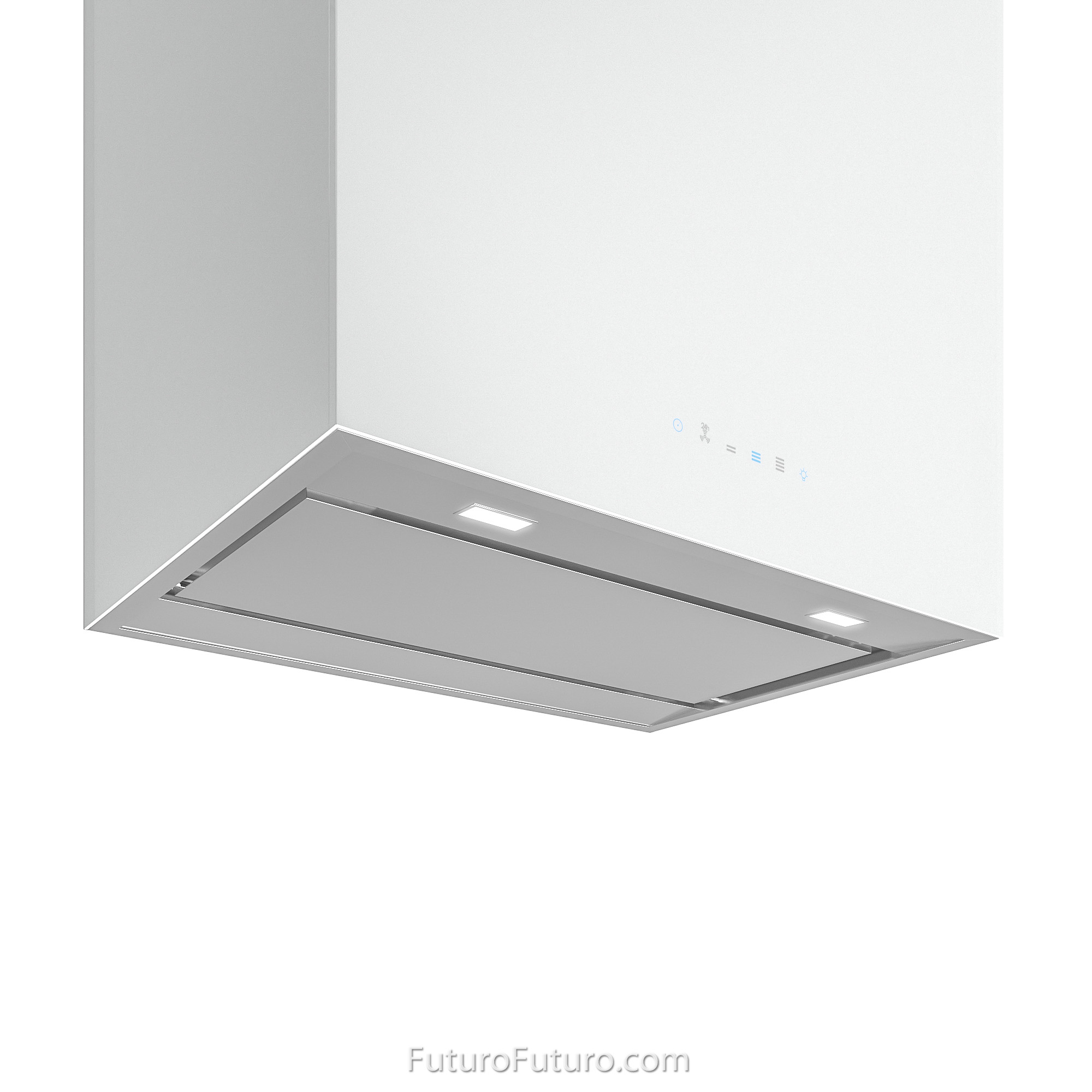 24″ Lombardy White Wall Range Hood WL24LOMBARDYWHT