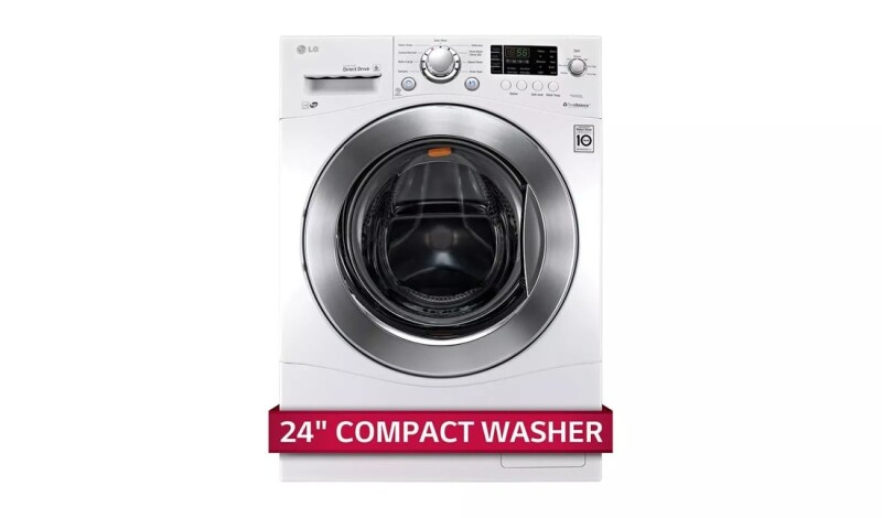 2.3 cu. ft. Large Capacity 24” Compact Front Load Washer WM1377HW