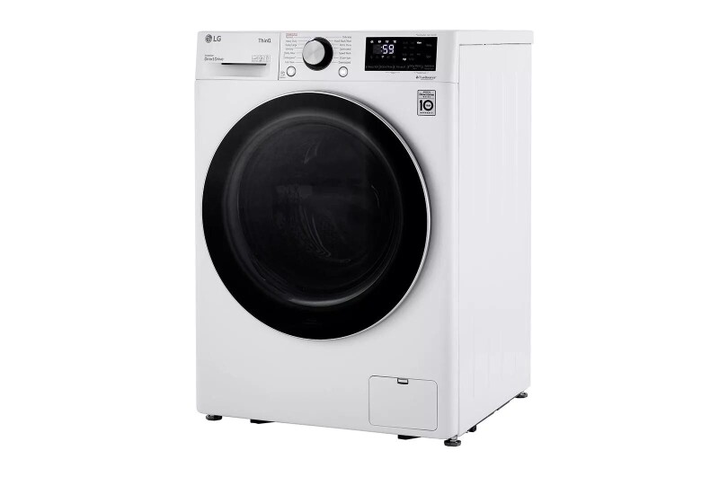 2.4 Cu. Ft. Smart Wi-fi Enabled Compact Front Load Washer With Built-in Intelligence WM1455HWA