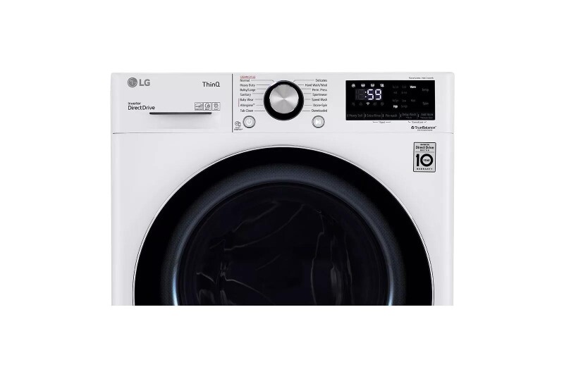 2.4 Cu. Ft. Smart Wi-fi Enabled Compact Front Load Washer With Built-in Intelligence WM1455HWA