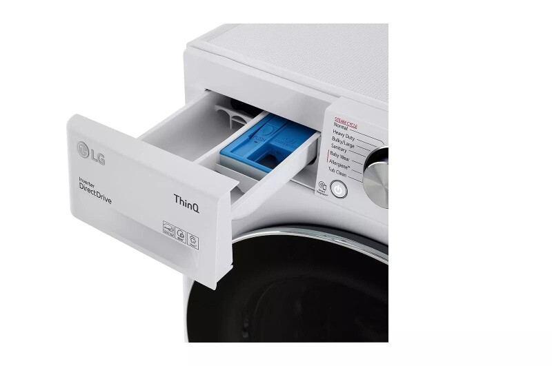 2.4 Cu. Ft. Smart Wi-fi Enabled Compact Front Load Washer With Built-in Intelligence WM1455HWA