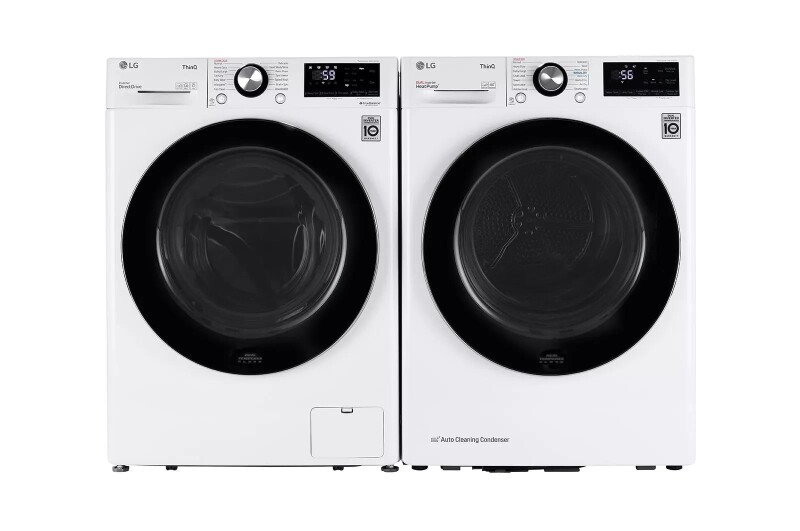 2.4 Cu. Ft. Smart Wi-fi Enabled Compact Front Load Washer With Built-in Intelligence WM1455HWA
