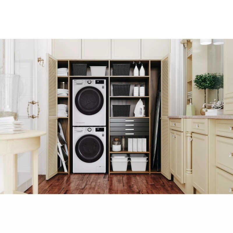 2.4 Cu. Ft. Smart Wi-fi Enabled Compact Front Load Washer With Built-in Intelligence WM1455HWA