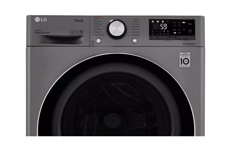 2.4 cu.ft. Smart wi-fi Enabled Compact Front Load All-In-One Washer/Dryer Combo with Built-In Intelligence WM3555HVA