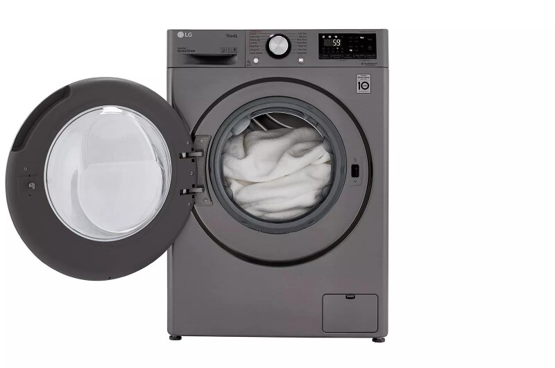 2.4 cu.ft. Smart wi-fi Enabled Compact Front Load All-In-One Washer/Dryer Combo with Built-In Intelligence WM3555HVA