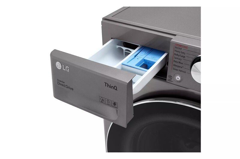 2.4 cu.ft. Smart wi-fi Enabled Compact Front Load All-In-One Washer/Dryer Combo with Built-In Intelligence WM3555HVA