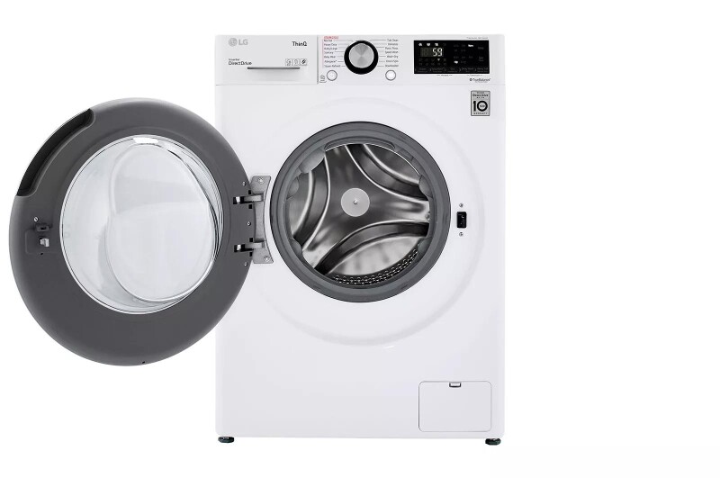 2.4 cu.ft. Smart wi-fi Enabled Compact Front Load All-In-One Washer/Dryer Combo with Built-In Intelligence WM3555HWA