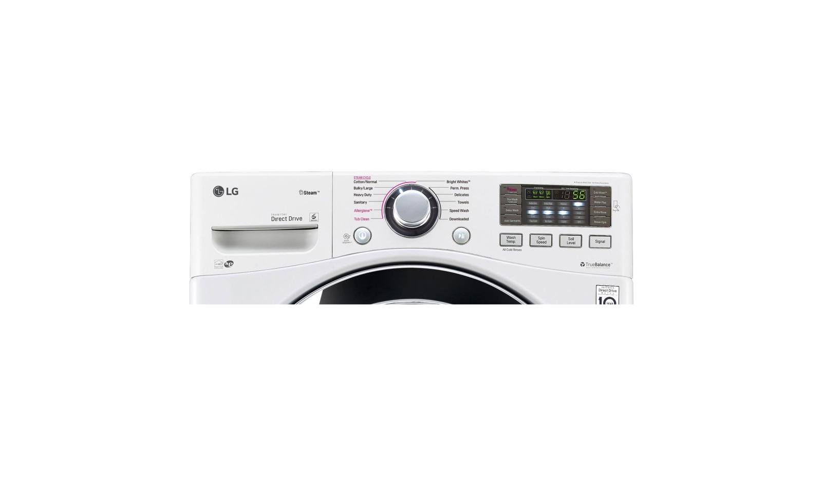 4.5 cu. ft. Ultra Large Capacity with Steam Technology WM3670HWA