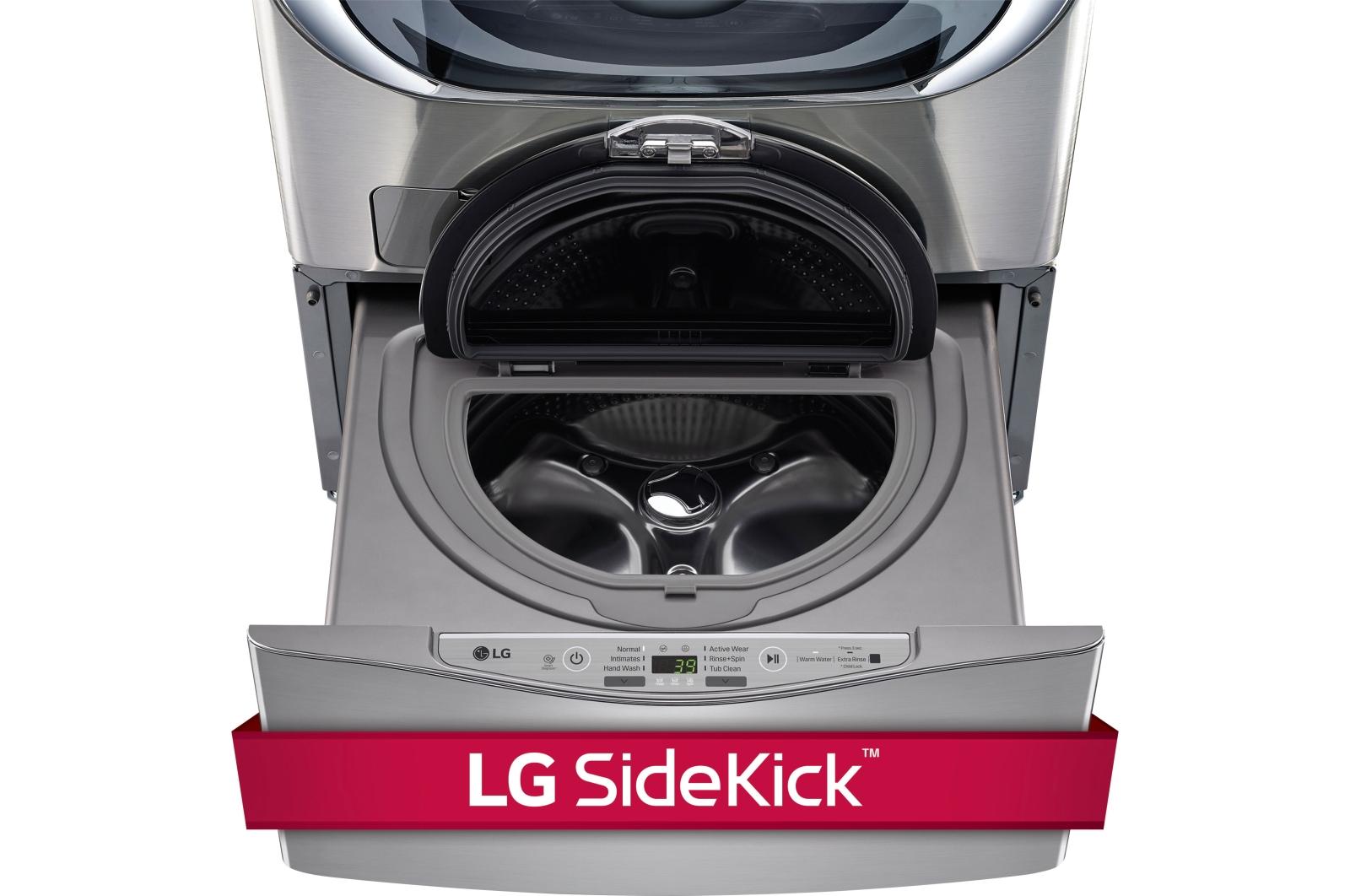 5.5 Total Capacity TWINWash Bundle with LG SideKick™ and Electric Dryer WM5000HVAWD100CVDLEX5000VWDP4V