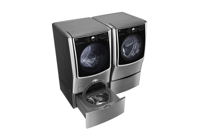 5.5 Total Capacity LG TWINWash™ Bundle with LG SideKick™ and Gas Dryer WM5000HVA_WD100CV_DLGX5001V_WDP4V WM5000HVAWD100CVDLGX5001VWDP4V