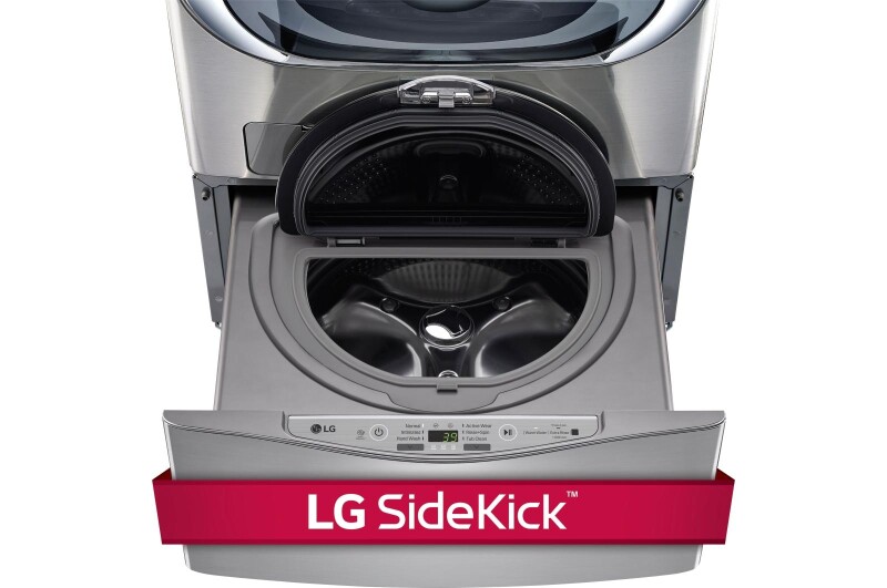 5.5 Total Capacity LG TWINWash™ Bundle with LG SideKick™ and Gas Dryer WM5000HVA_WD100CV_DLGX5001V_WDP4V WM5000HVAWD100CVDLGX5001VWDP4V