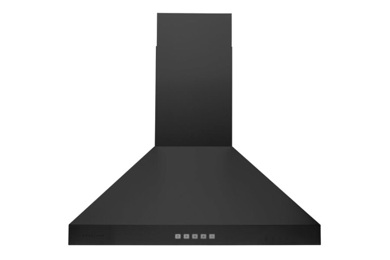 30" Hauslane Convertible Wall Mount Range Hood Matte Black WM530BLK30P