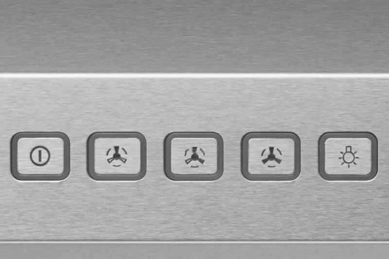 30" Hauslane Convertible Wall Mount Range Hood Matte Black WM530BLK30P