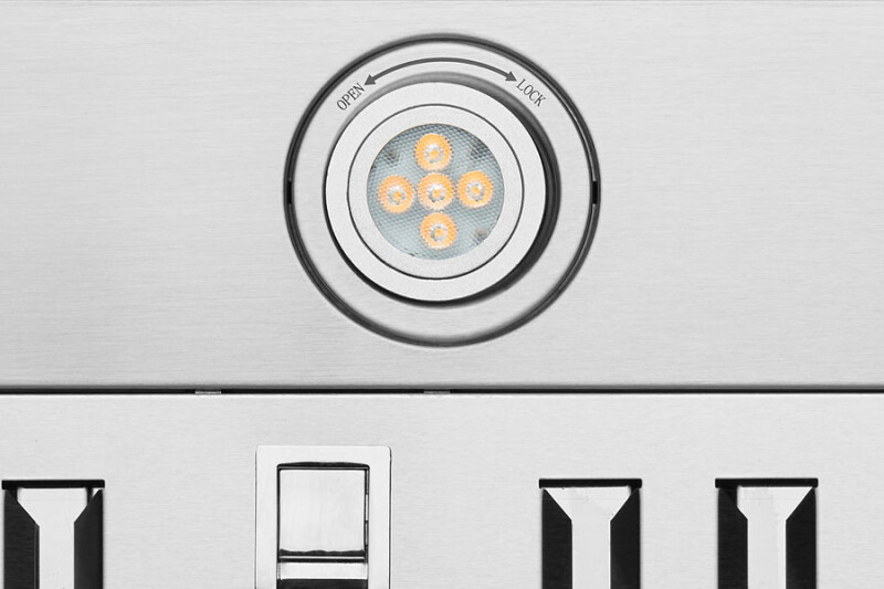 30" Hauslane Convertible Wall Mount Range Hood Matte White WM530WHT30P