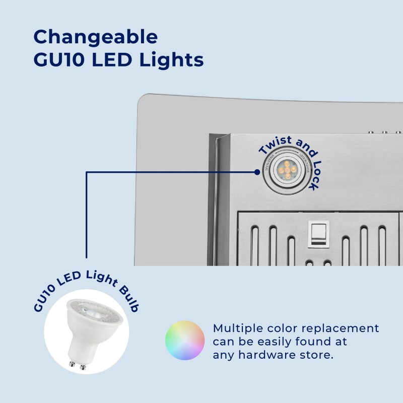 30" Hauslane Convertible Wall Mount Range Hood WM630SS30