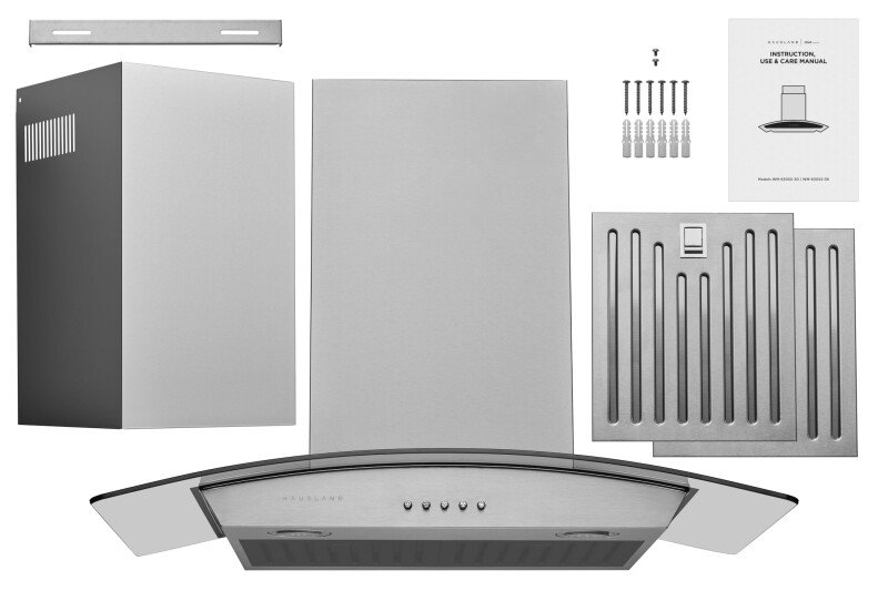 30" Hauslane Convertible Wall Mount Range Hood WM630SS30