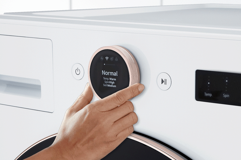 5.0 cu. ft. Mega Capacity Smart Front Load Washer with TurboWash® 360° and AI DD® Built-In Intelligence WM6500HWA