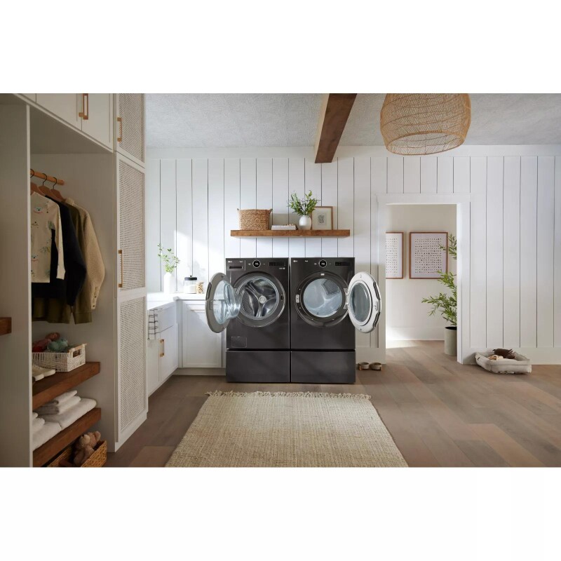 5.0 cu. ft. Mega Capacity Smart Front Load Washer with AI DD® 2.0 Built-In Intelligence & TurboWash® 360° WM6700HBA