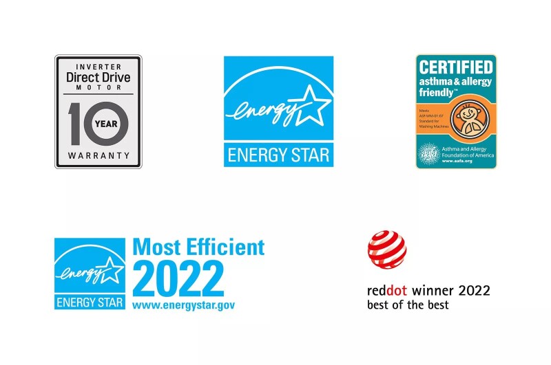 5.0 cu. ft. Mega Capacity Smart Front Load Washer with AI DD® 2.0 Built-In Intelligence & TurboWash® 360° WM6700HBA