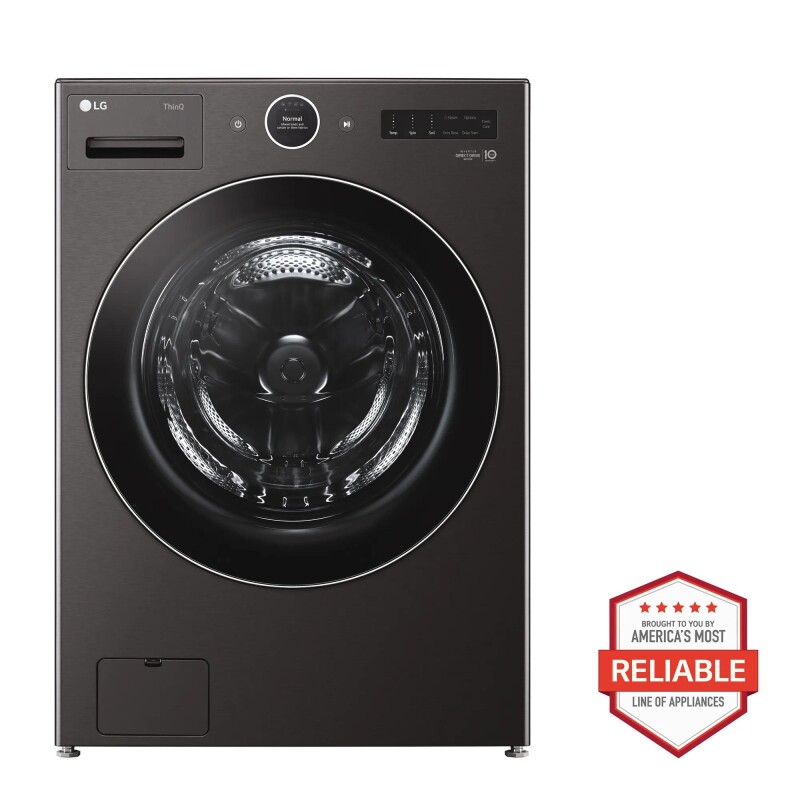 LG 5.0 cu. ft. Mega Capacity Smart Front Load Washer with AI DD® 2.0 Built-In Intelligence & TurboWash® 360° Other WM6700HBA Picture 1