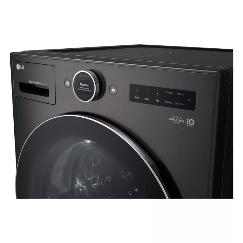 Ventless Washer/Dryer Combo LG WashCombo™ All-in-One 5.0 cu. ft. Mega Capacity with Inverter HeatPump™ Technology and Direct Drive Motor WM6998HBA