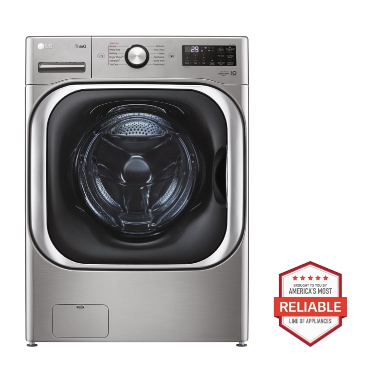 LG 5.2 cu. ft. Mega Capacity Smart wi-fi Enabled Front Load Washer with TurboWash® and Built-In Intelligence Graphite Steel WM8980HVA Picture 1