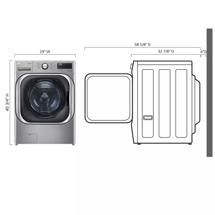 5.2 cu. ft. Mega Capacity Smart wi-fi Enabled Front Load Washer with TurboWash® and Built-In Intelligence WM8980HVA